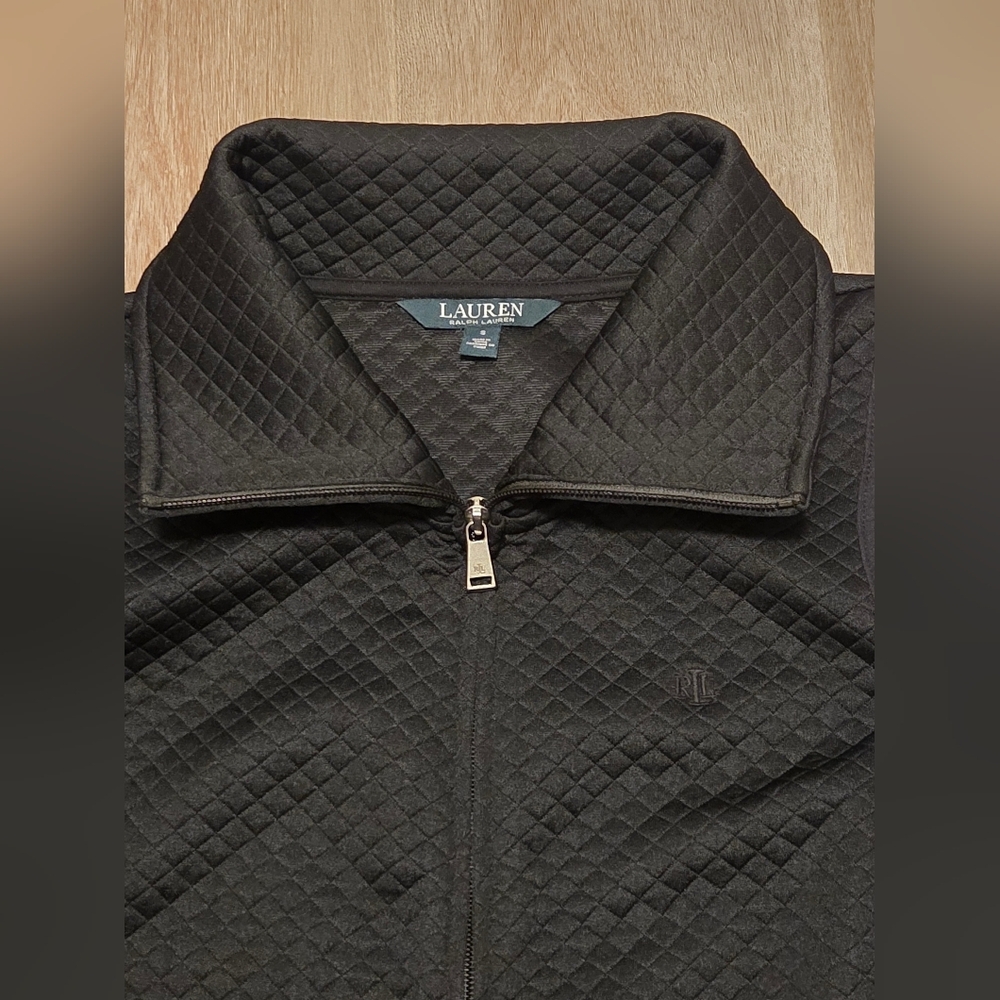 Lauren Ralph Lauren Black Quilted Vest - Picture 2 of 6